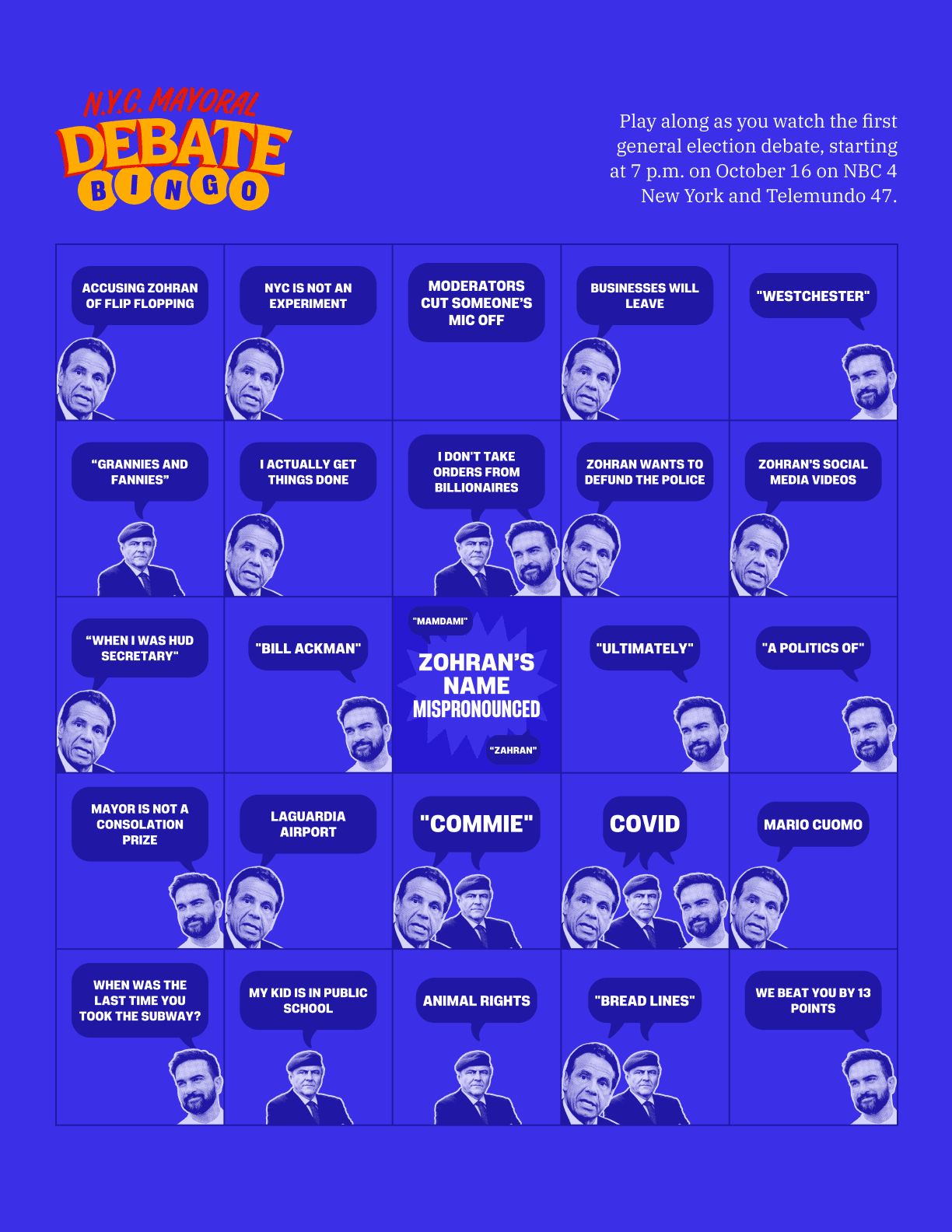 Bingo Board #1