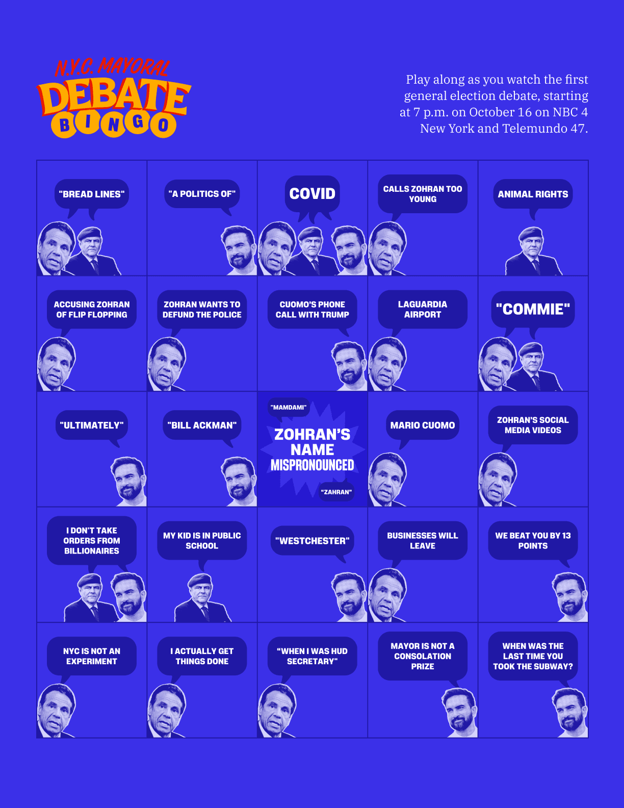 Bingo Board #5