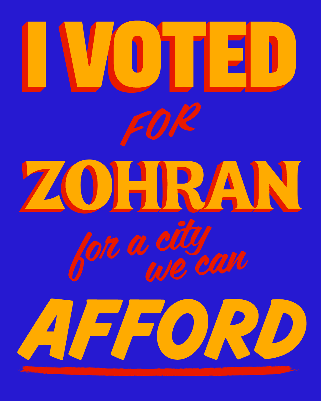 I voted for Zohran for a city we can afford