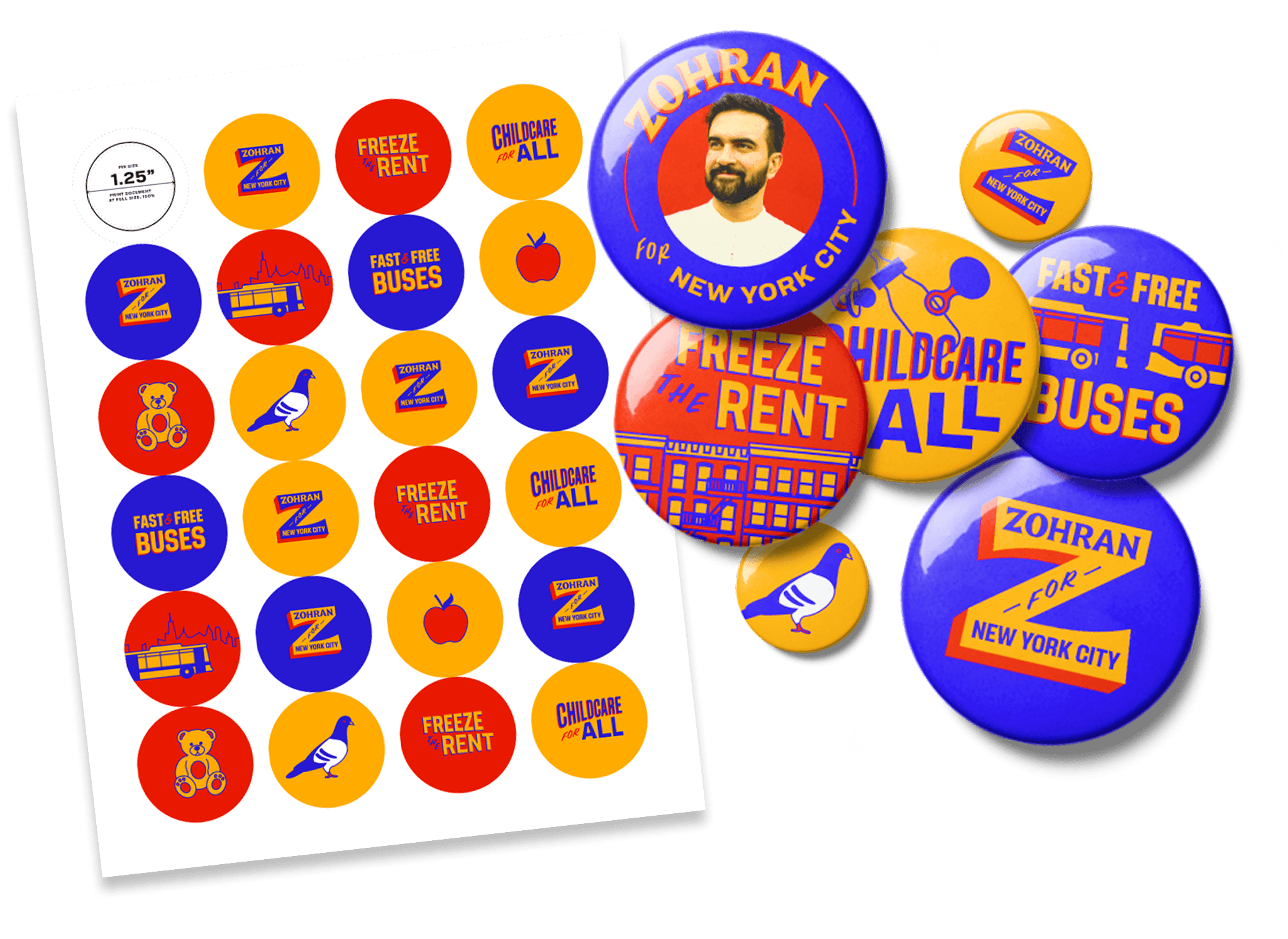 Make your own buttons and stickers